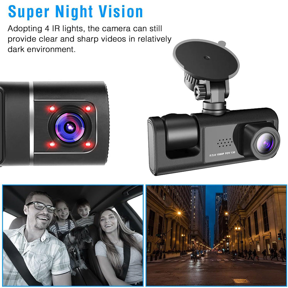 Smart Dash Cam With Night Vision