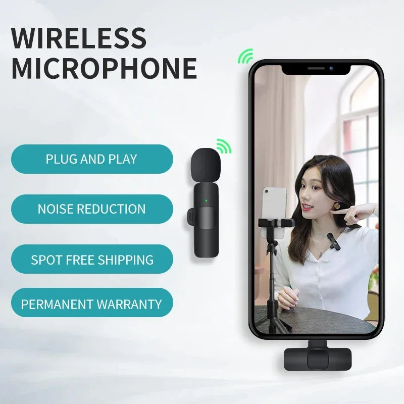 Wireless Lavalier Mic – Perfect Mic for Vloggers & Creators!