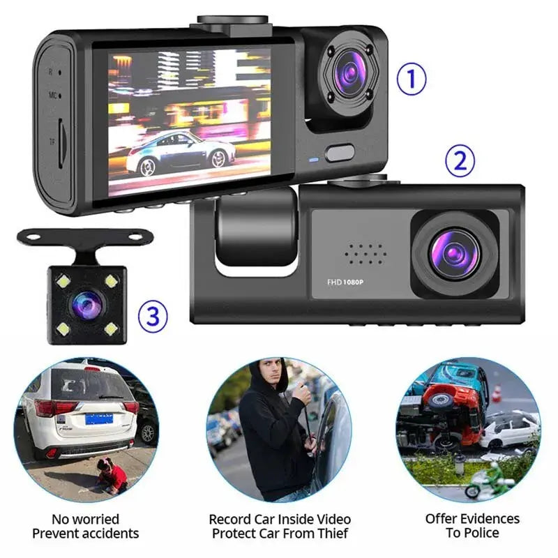 Smart Dash Cam With Night Vision